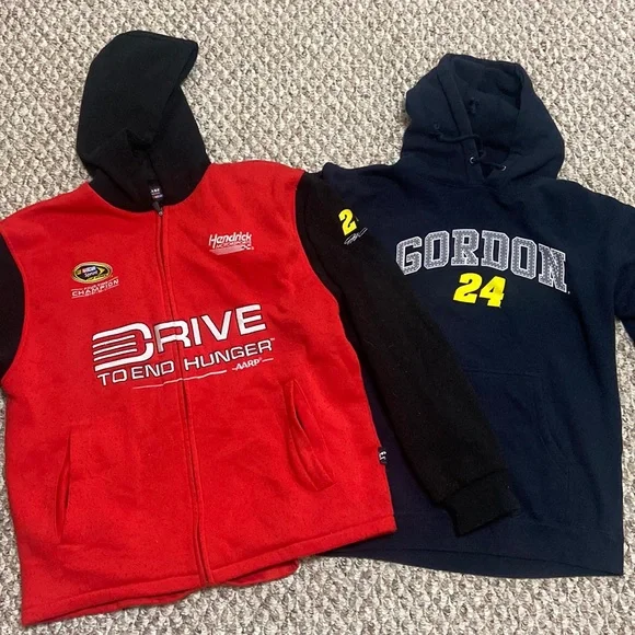 Jeff Gordon hoodie/jacket lot of 2 - Picture 1 of 9